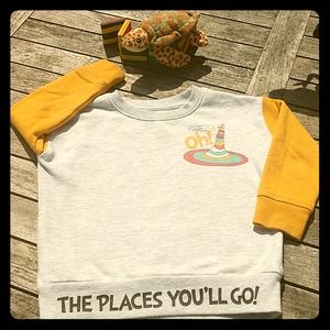 Dr. Seuss Oh! The places you'll go! 3T sweatshirt